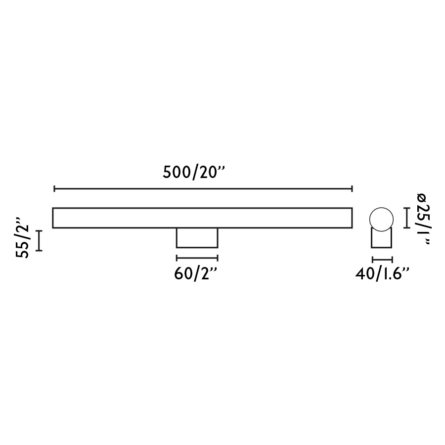 CALMA AZUL Настенный светильник 7W 2700K Faro