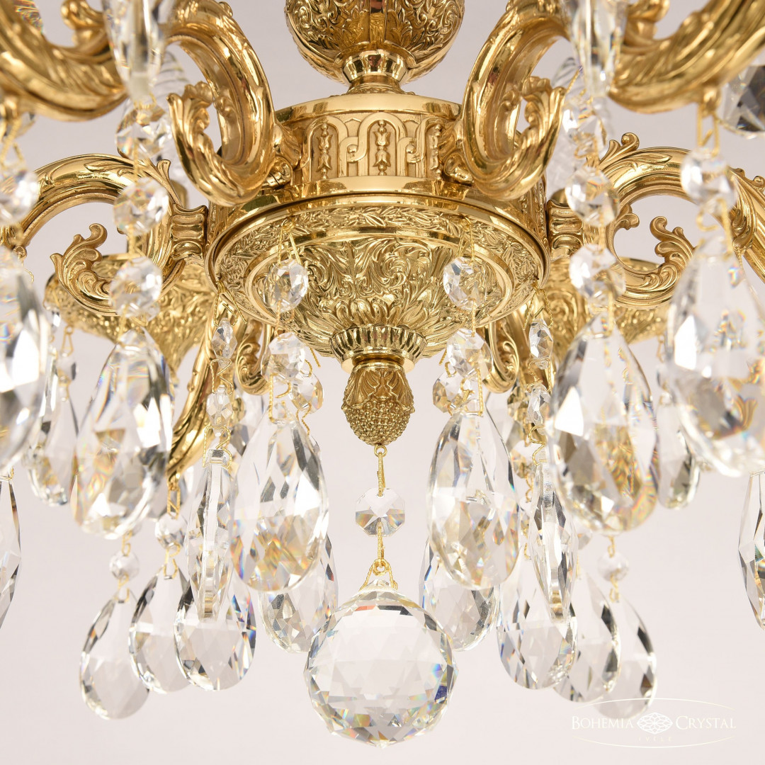 Люстра бронзовая с хрусталём 71101/6/125 A G