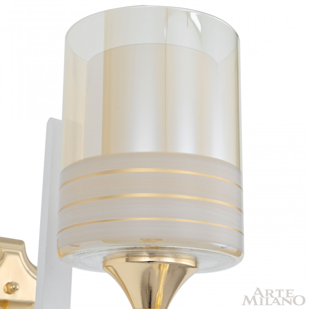 Бра с плафоном 306087/1W Wh/Gd Arte Milano