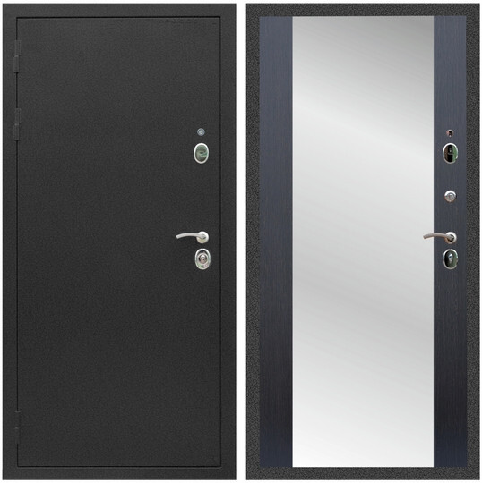 Дверь входная Graf Люкс ТП-70 Черный крокодил / МДФ 16 мм СБ-16 Венге