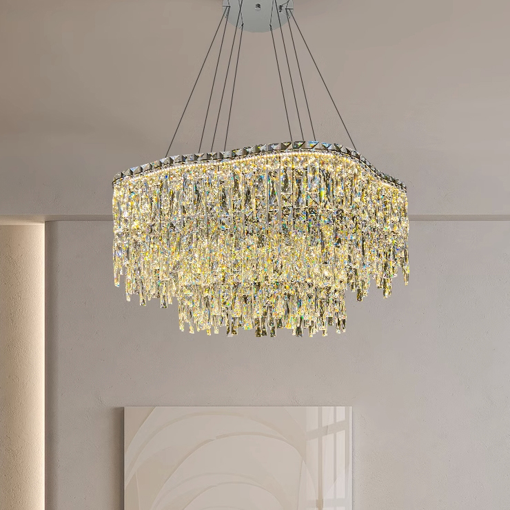 Кольцевая люстра MICHELLE D50+80 Chrome by ImperiumLoft