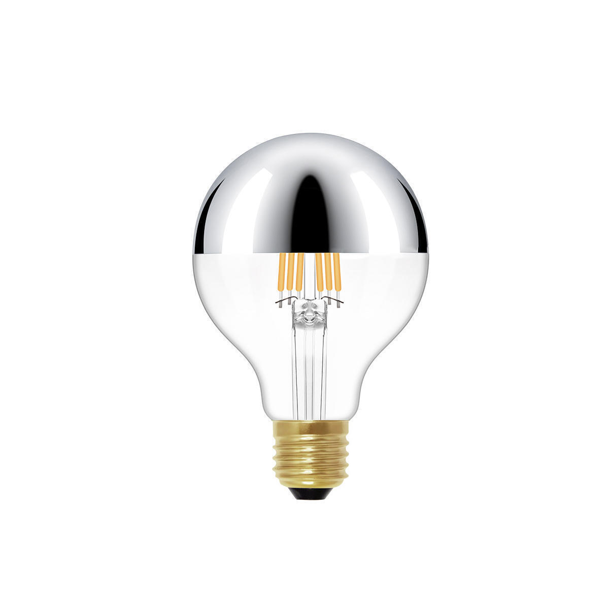 Ретро-лампа LOFT IT Edison Bulb G80LED Chrome