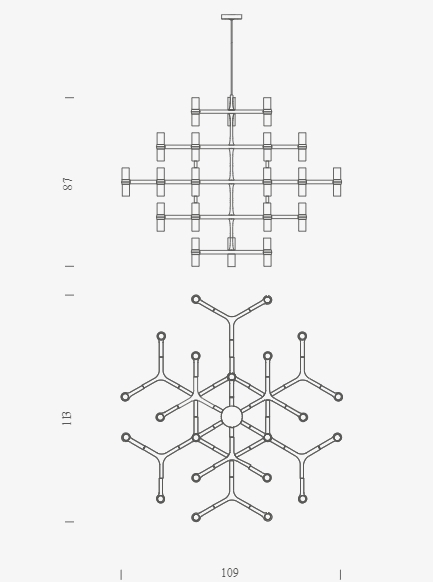 Люстра Nemo Crown Major Gold