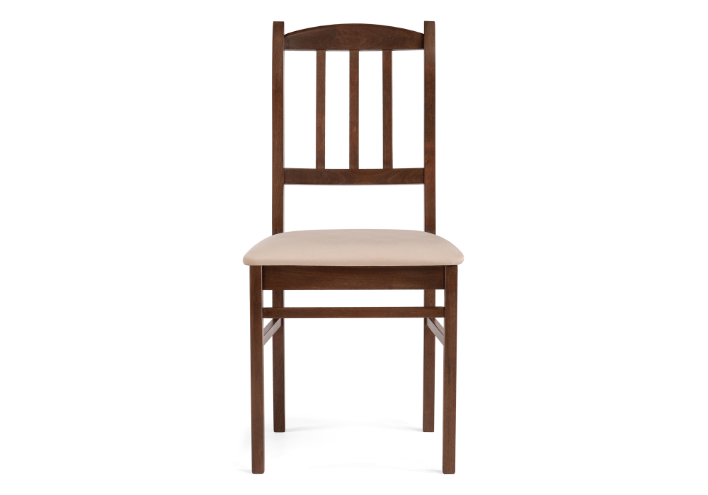 Стул деревянный Woodville Мириел темный орех / сливочный раф 527066