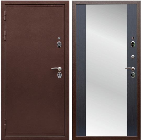 Дверь входная Graf Лондон Антик медь / МДФ 16 мм СБ-16 Венге