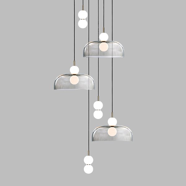Подвесной светильник ROCCO COMBO B D140 6 подвесов by ImperiumLoft