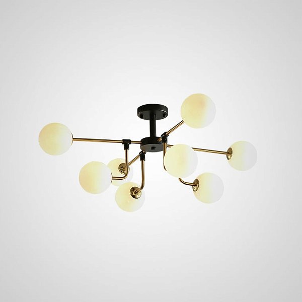 Подвесная люстра AGIRA D88 White by ImperiumLoft