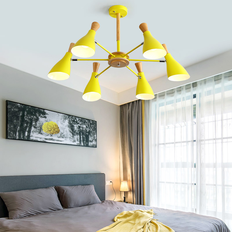 Люстра на штанге TUNE L3 Yellow by ImperiumLoft