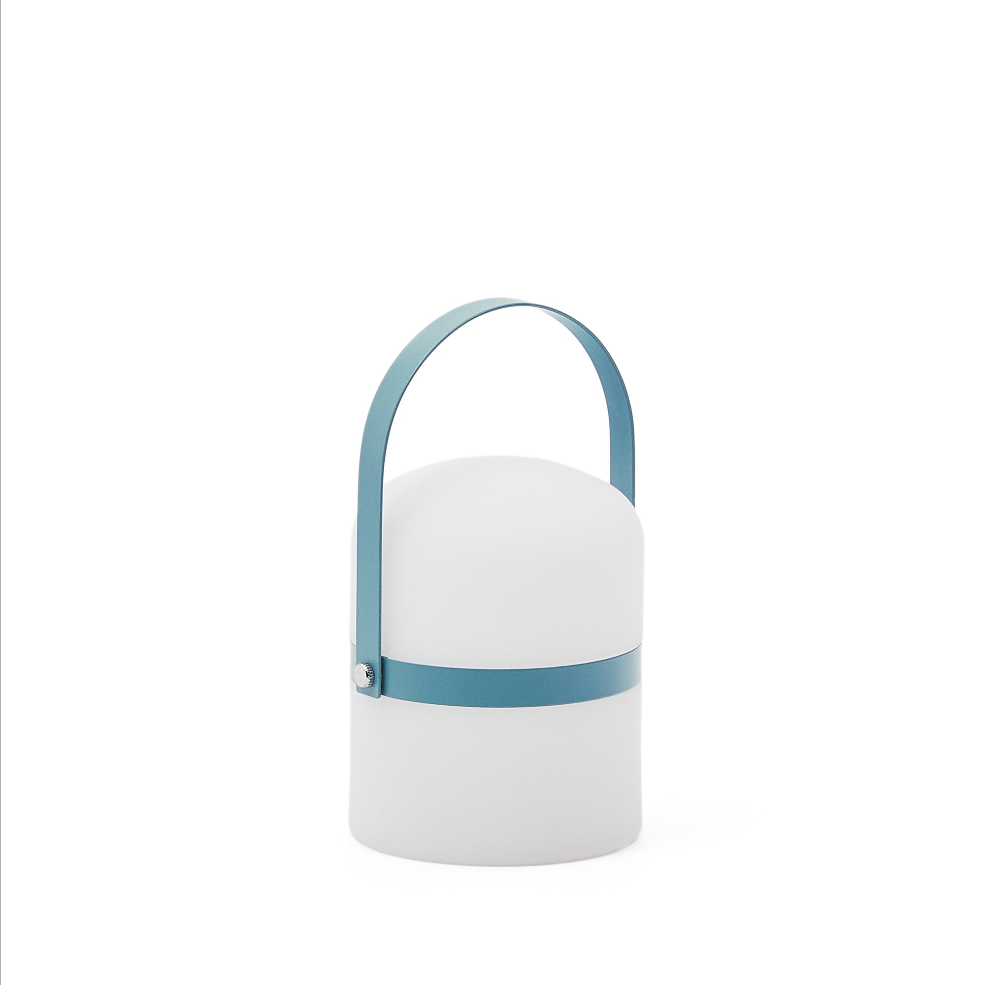 Настольная лампа Ridley mini LED из полиэтилена синего цвета La Forma (ex Julia Grup)