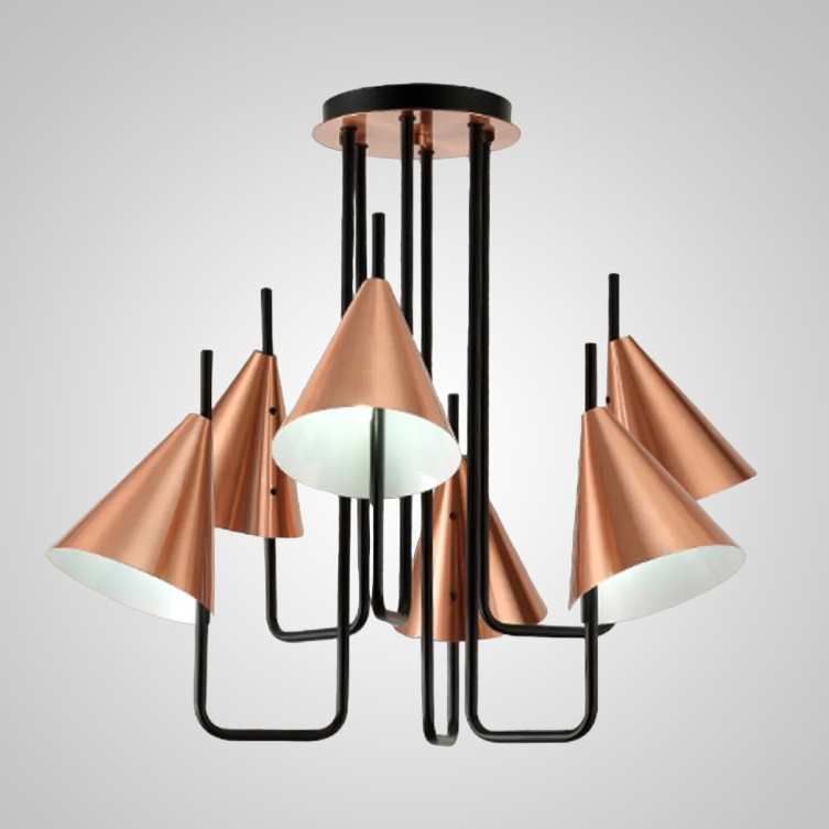Люстра на штанге CRATER B L6 by ImperiumLoft
