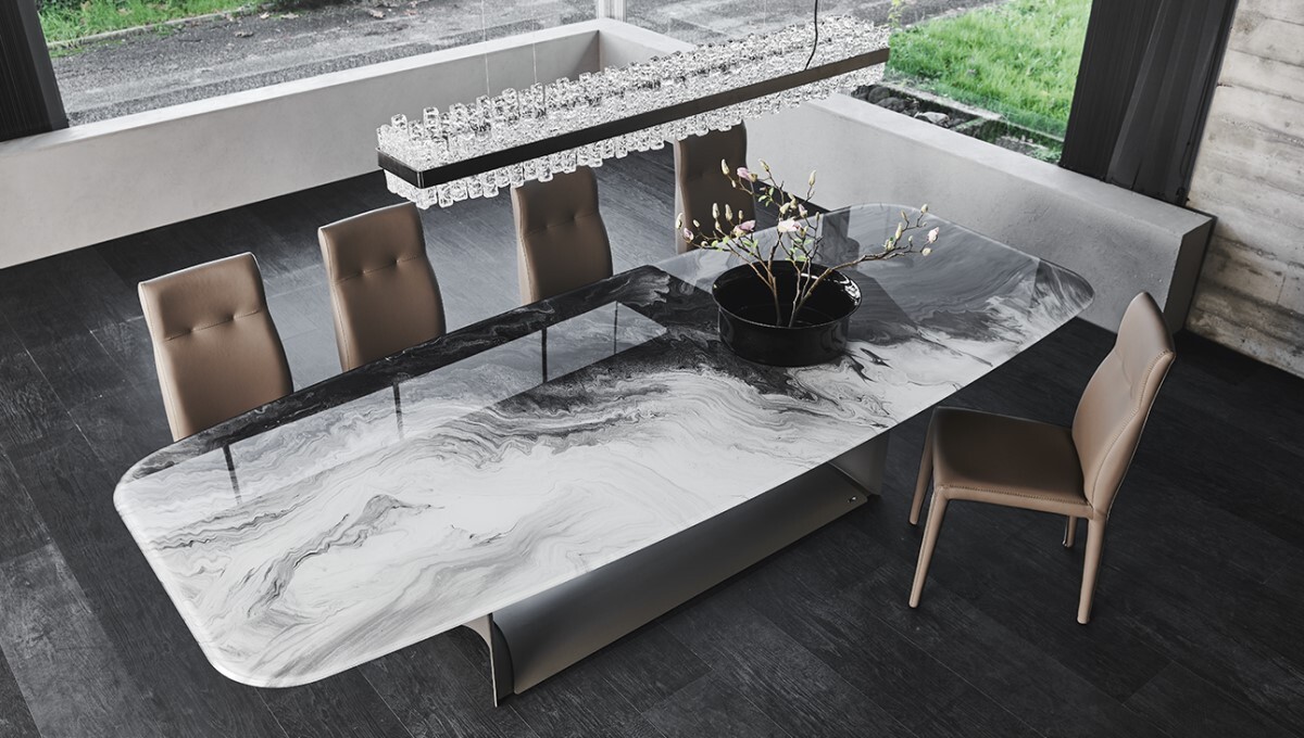 Обеденный стол Cattelan Italia Dragon Crystalart