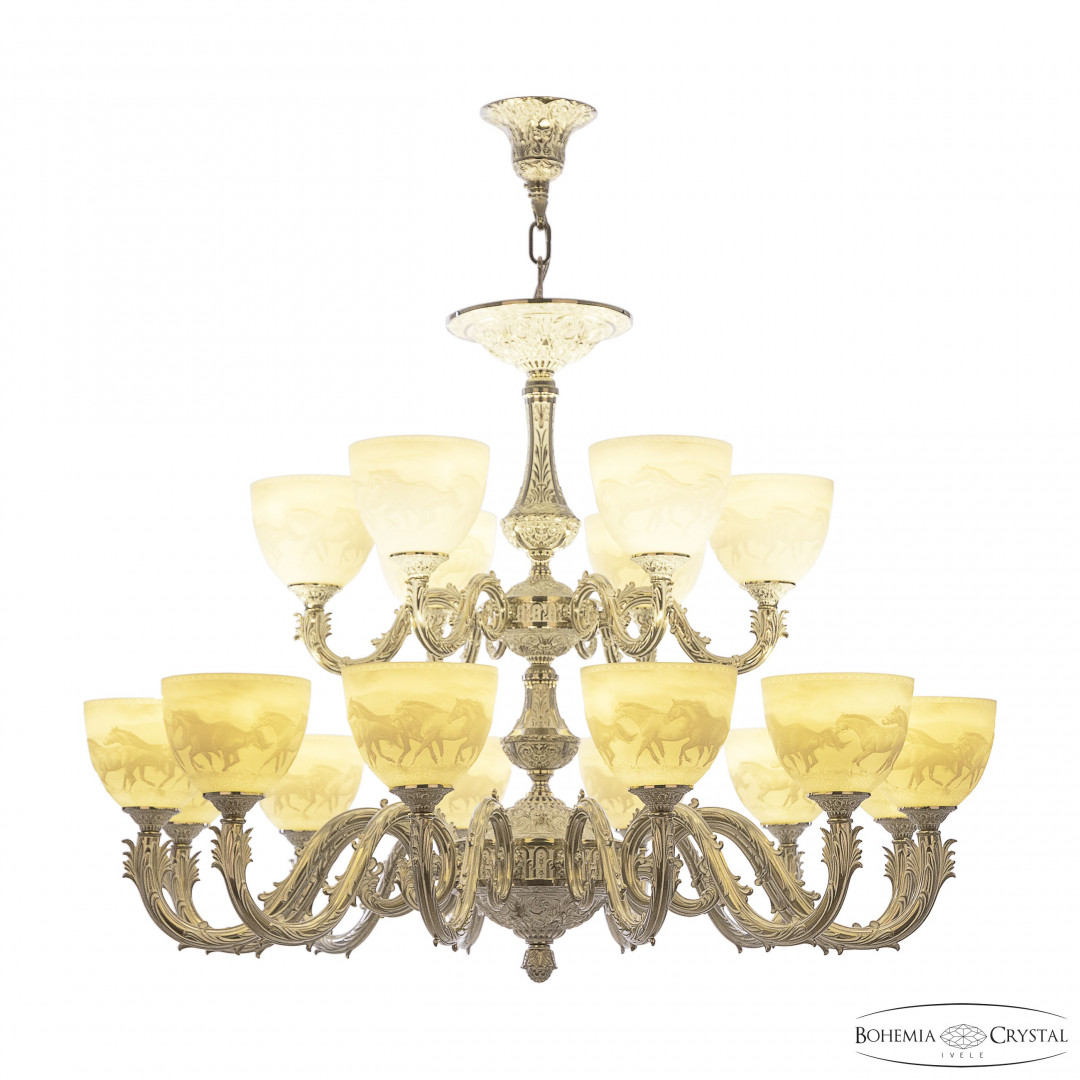 Люстра бронзовая 71101/12+6/300 NW P1 U Horse