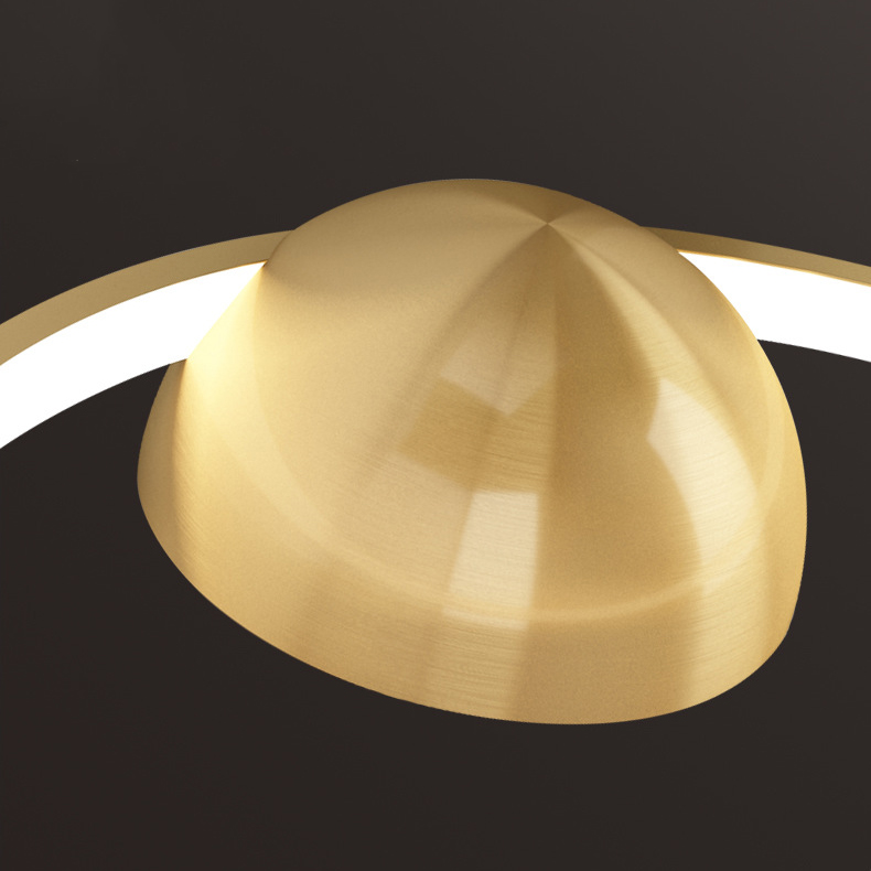 Потолочный светильник DORCAS L52.5 Brass Black by ImperiumLoft