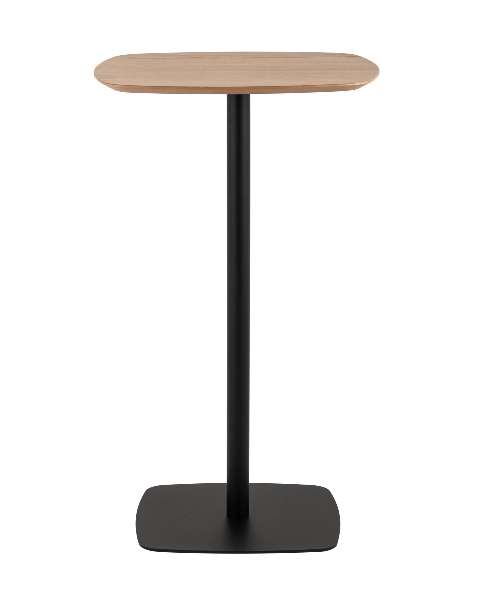 Стол барный Form 60*60 светлое дерево/черный Stool Group