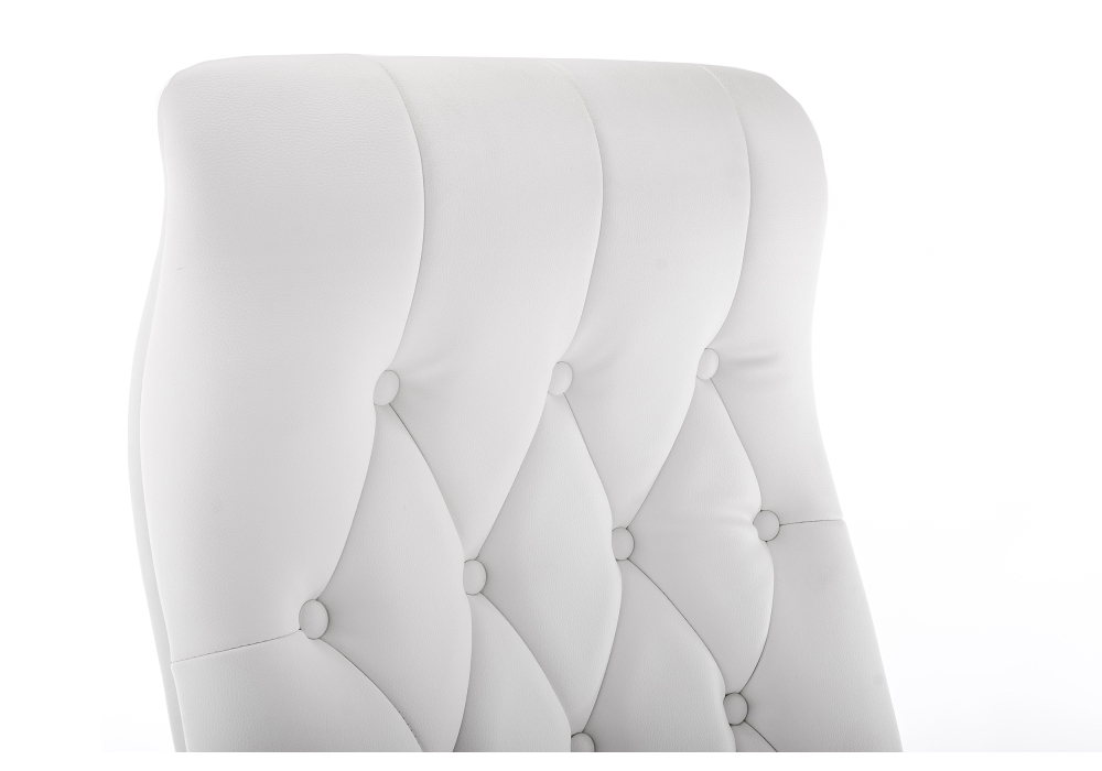 Компьютерное кресло Woodville Osiris white / satin chrome 15425