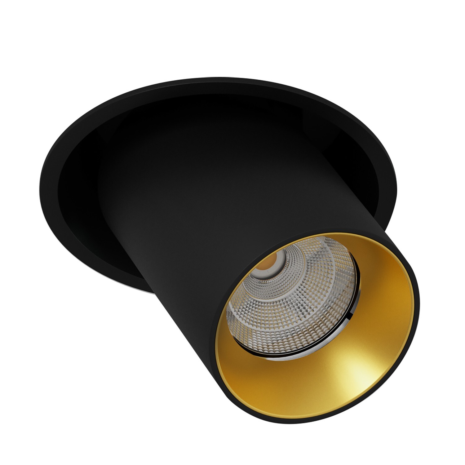 Встраиваемый  светодиодный светильник Ledron EVA DANNY MINI Black-Gold