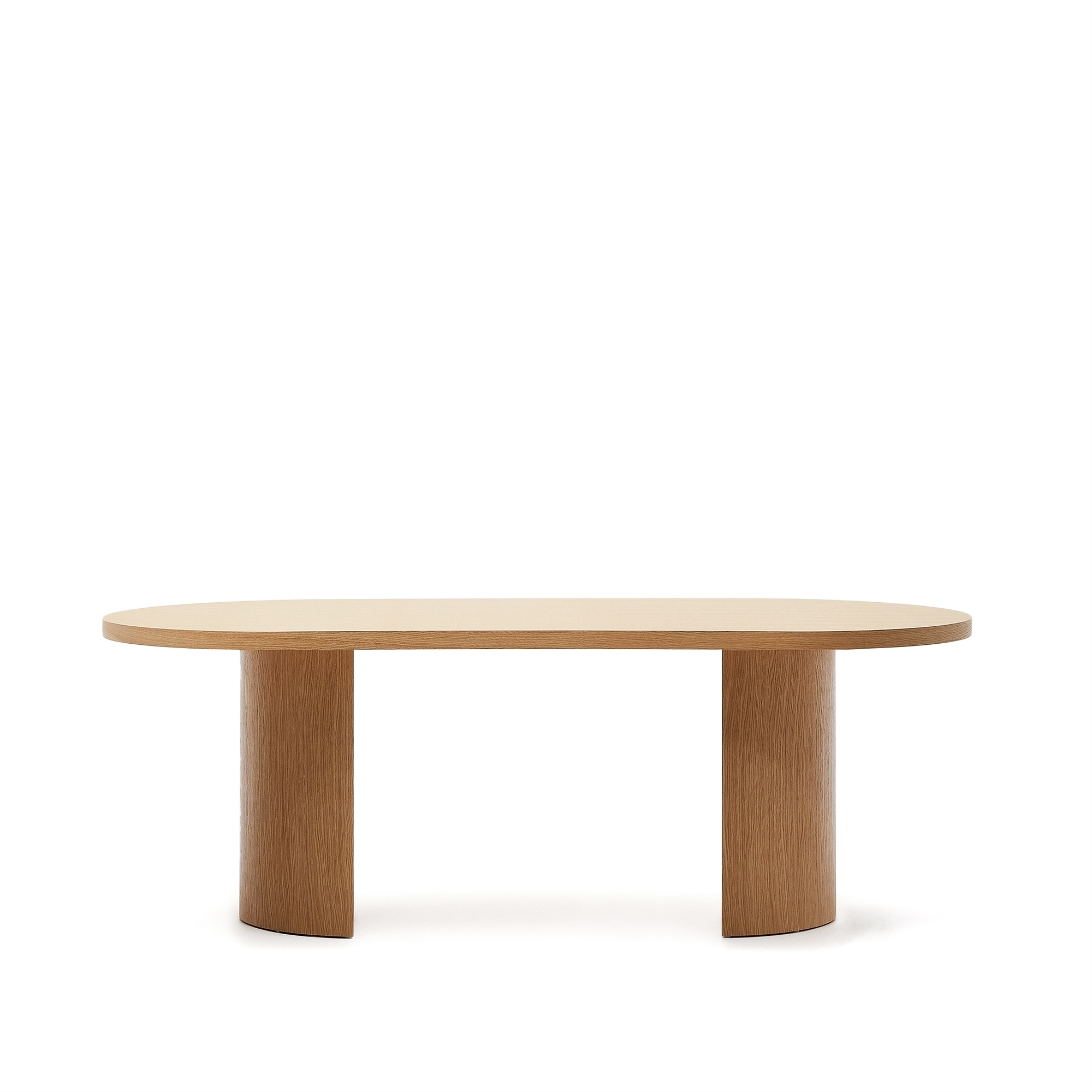 Стол Nealy с дубовым шпоном в натуральной отделке, 200 x 100 см La Forma (ex Julia Grup)