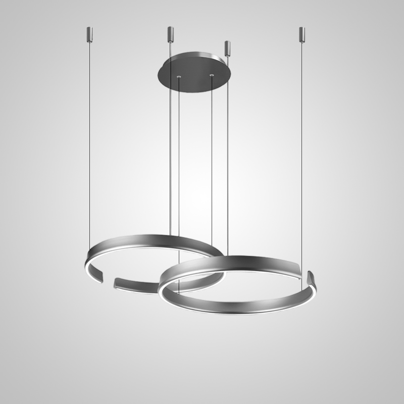 Подвесная люстра VEIKKO COMBO D45+45 Chrome by ImperiumLoft