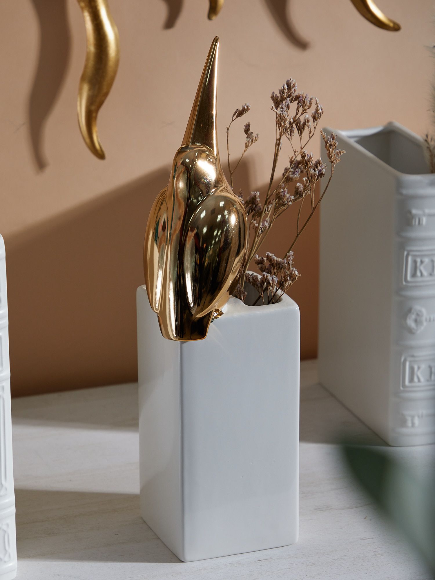 Ваза с птицей Glasar 68-041