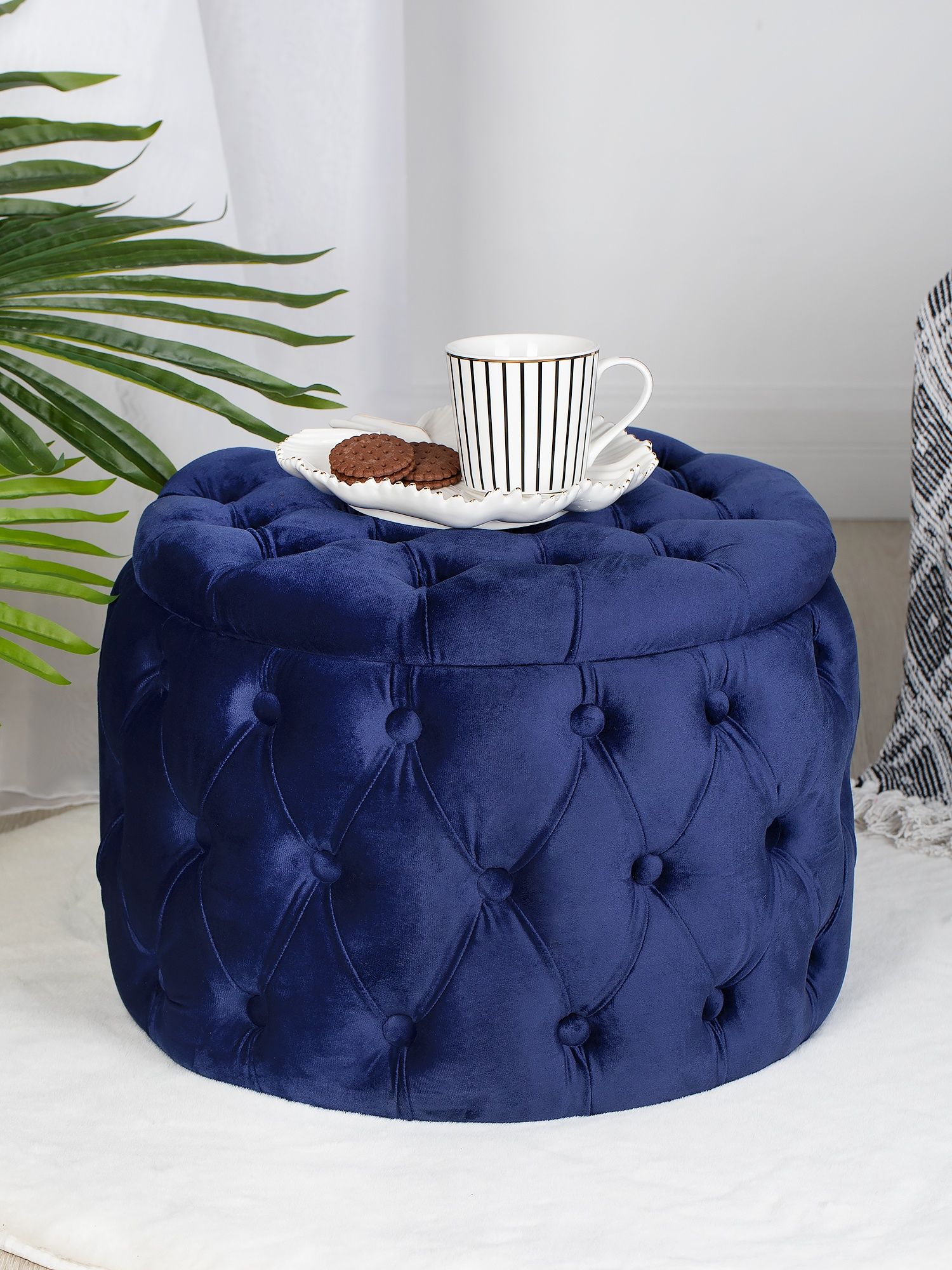 Пуф с крышкой Glasar 49-291M