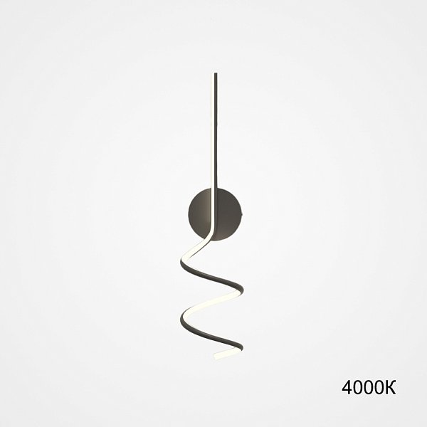 Настенный светильник DAMARIS WALL H70 Black 4000К by ImperiumLoft