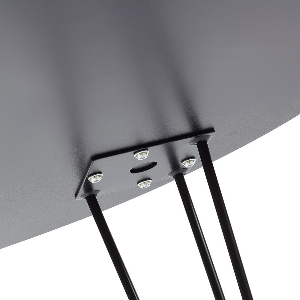 Стол Solution белый с чёрным, 100см Bradex Home FR 0626