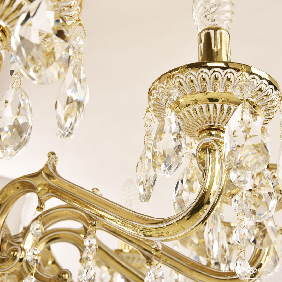 Люстра бронзовая 75302/12/250 A GW Bohemia Ivele Crystal