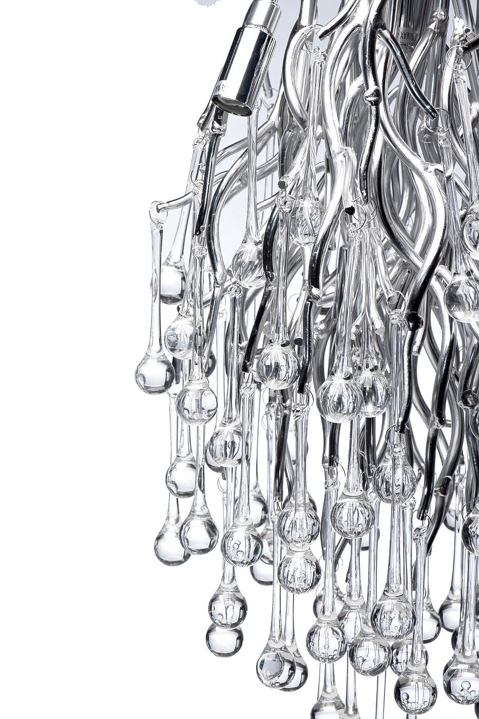 Люстра подвесная "Капли" круглая (хром) Garda Decor 86-8015/450S