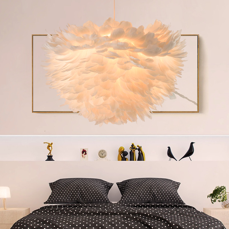 Люстра FEATHERS D80 Gray by ImperiumLoft