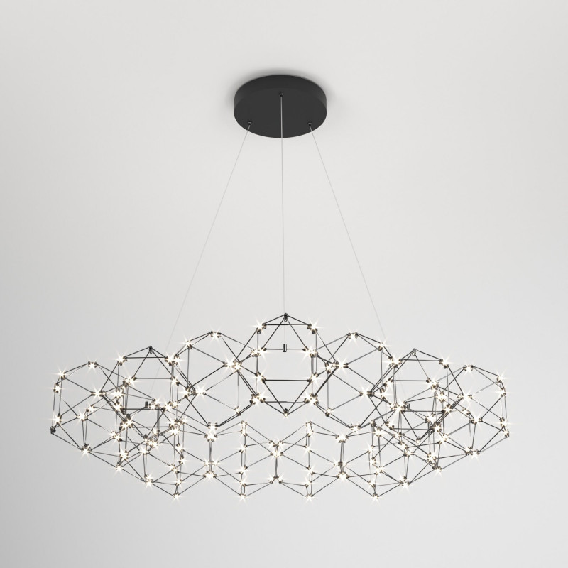 Подвесная люстра Eurosvet 90169/15 черный жемчуг