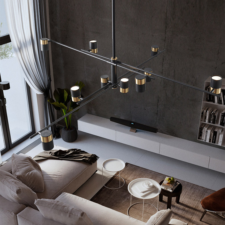 Потолочная люстра GITTAN CH L8 by ImperiumLoft