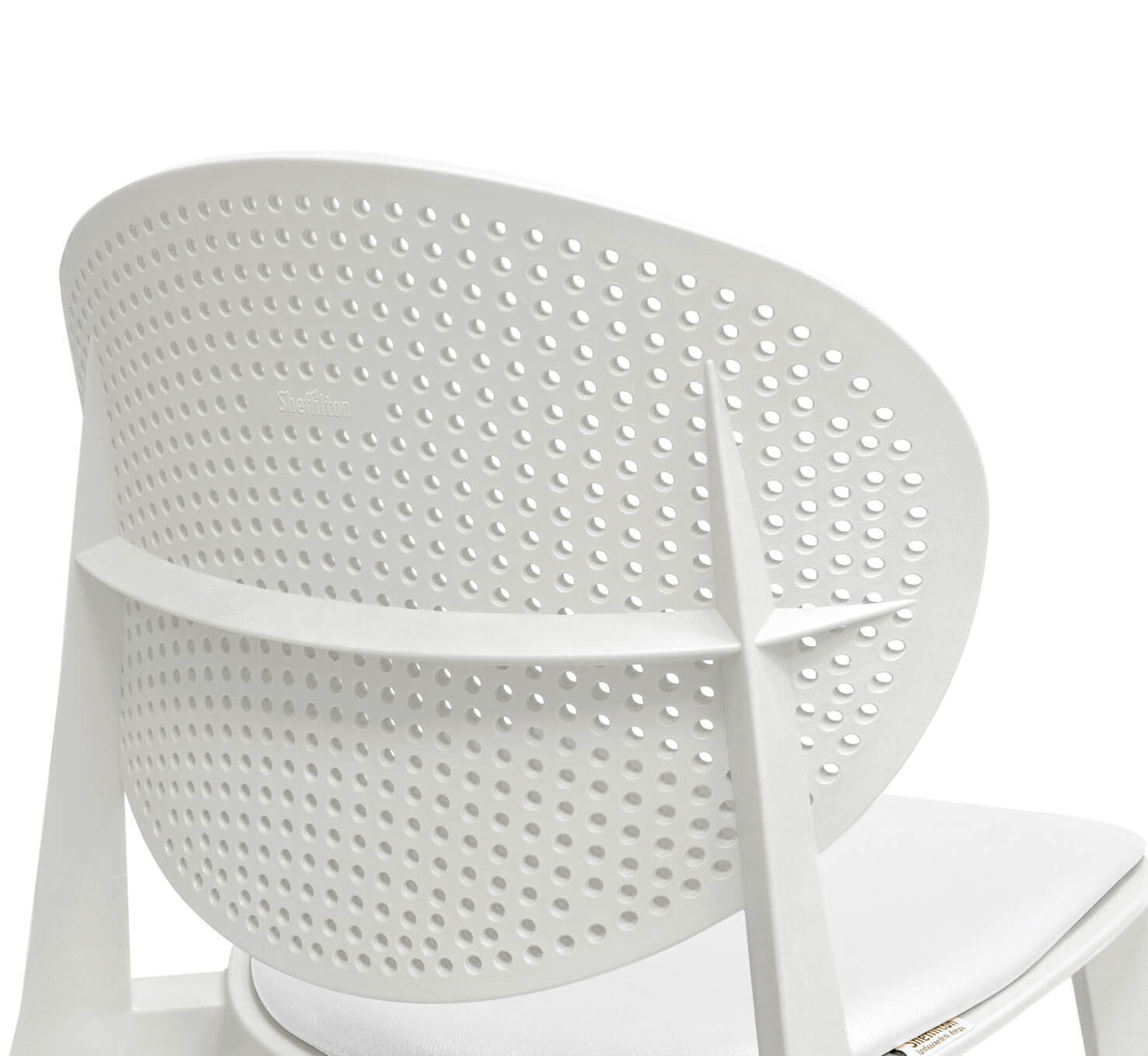 Стул Luna с мягким сиденьем белый Bradex Home RF 0037