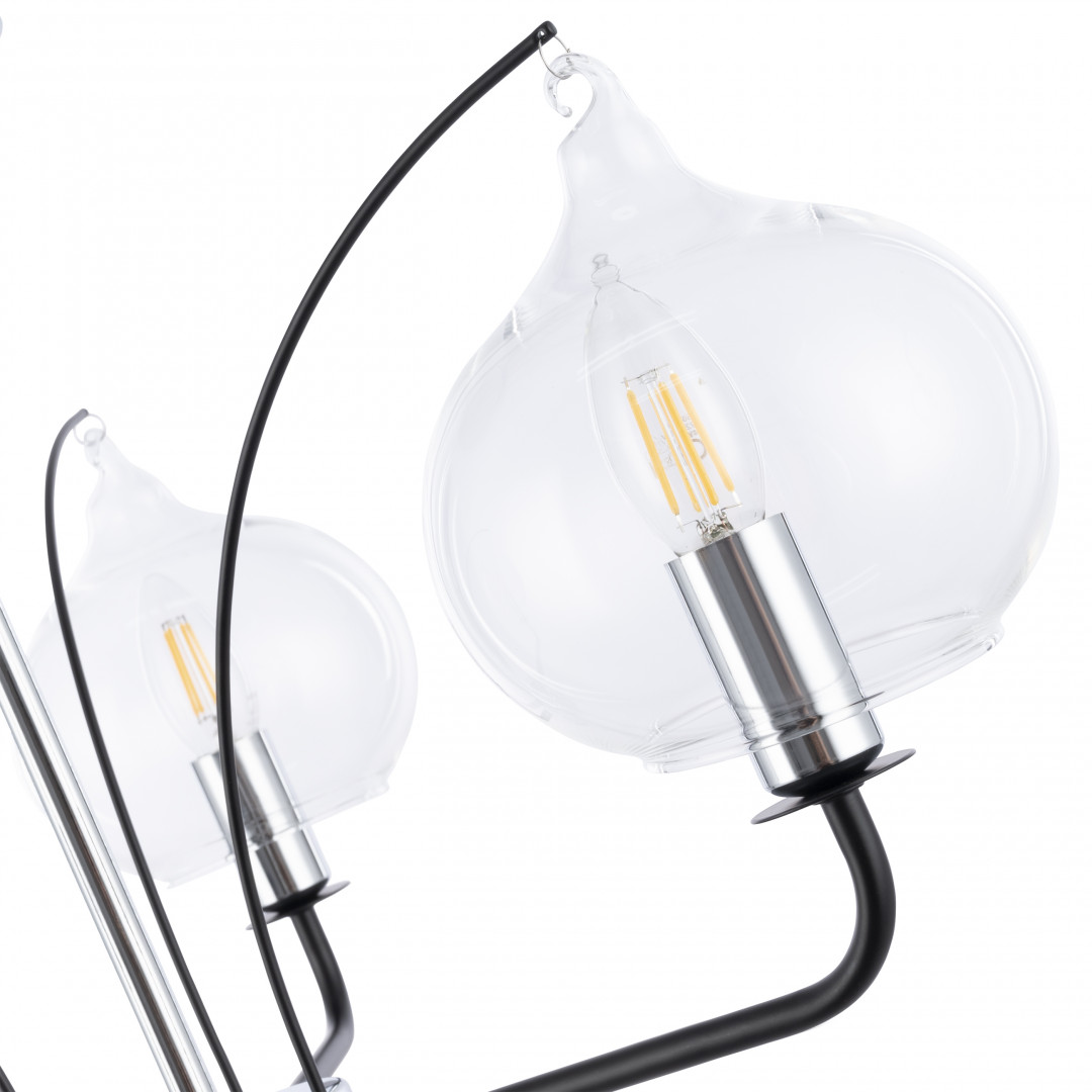 Люстра с плафонами 321007/3 BK.CR Arte Milano