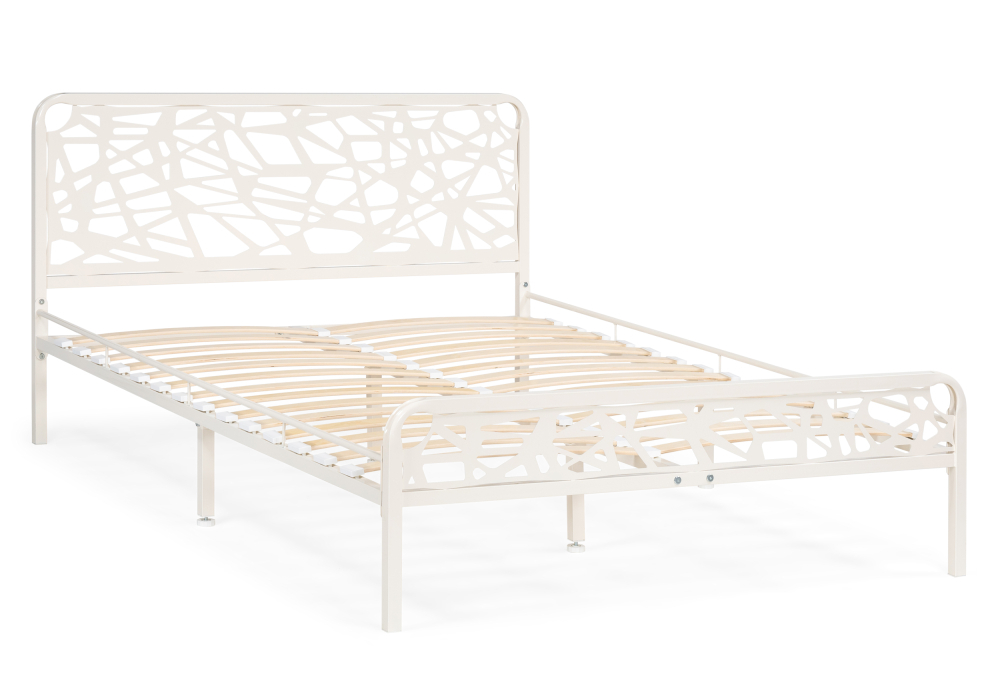 Кровать Woodville Кубо 140х200 белый 533093