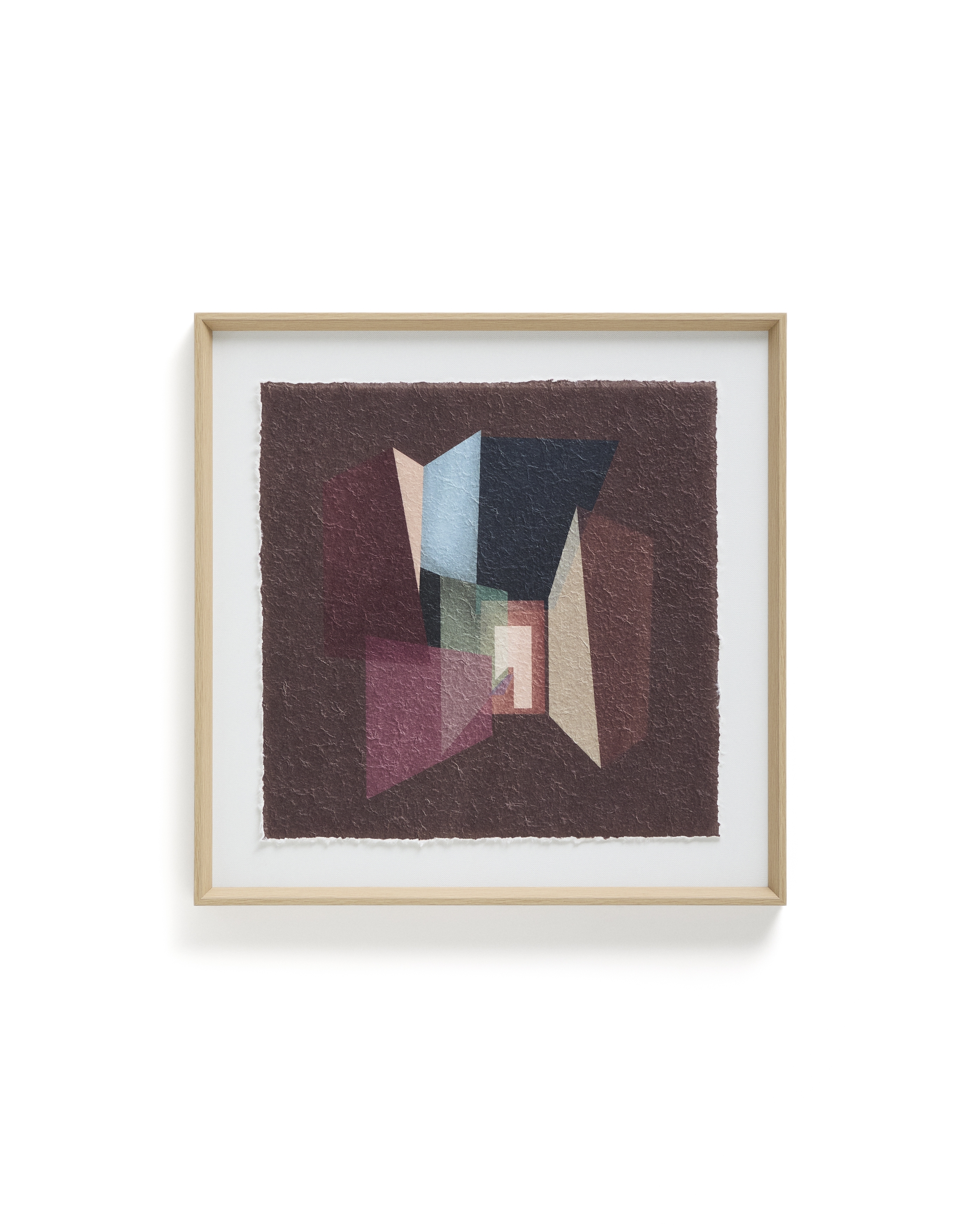 Многоцветная картина Veluni из переработанной бумаги 60 x 60 см La Forma (ex Julia Grup)