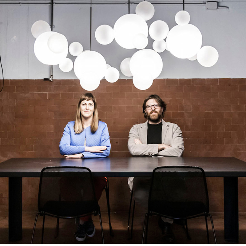 Подвесной светильник BUBBLE B MILK B by ImperiumLoft