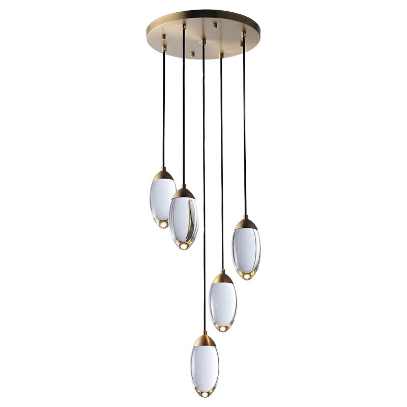 Комбинация из 5 подвесных светильников FIERA 5 by ImperiumLoft