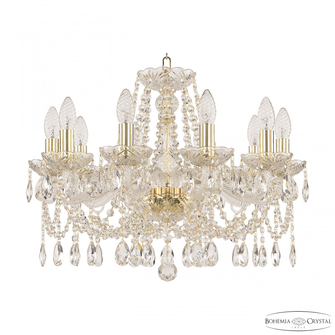 Люстра хрустальная 107/10/200 G Bohemia Ivele Crystal