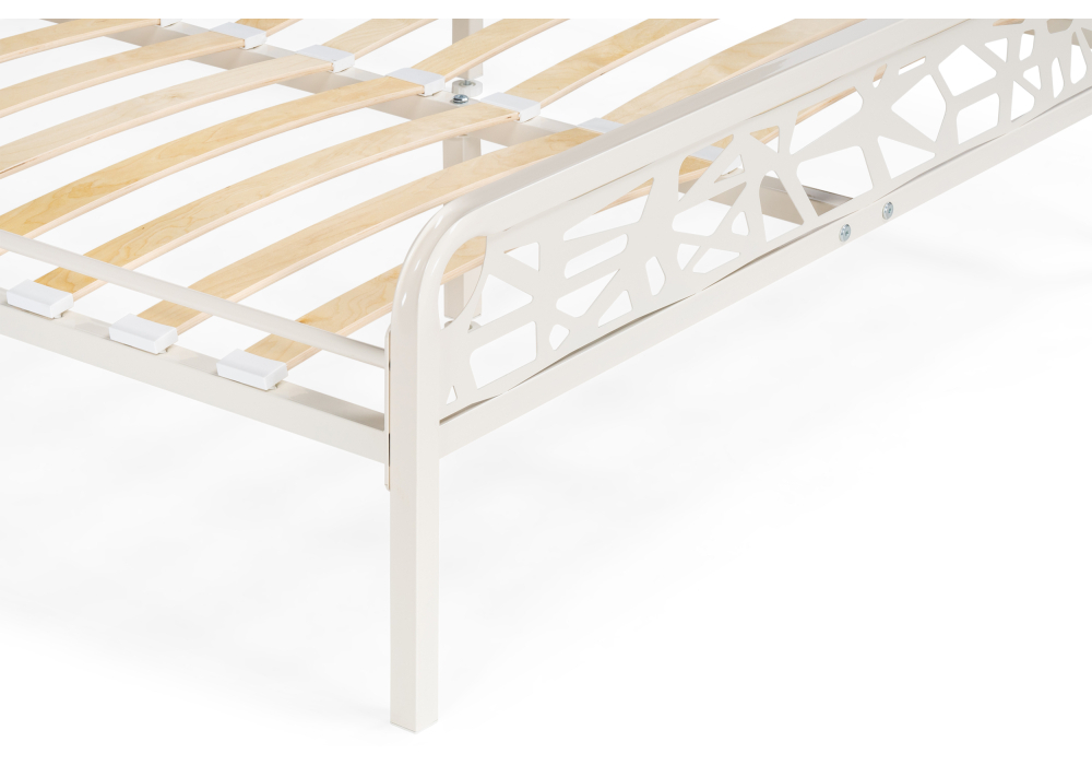 Кровать Woodville Кубо 160х200 белый 533095
