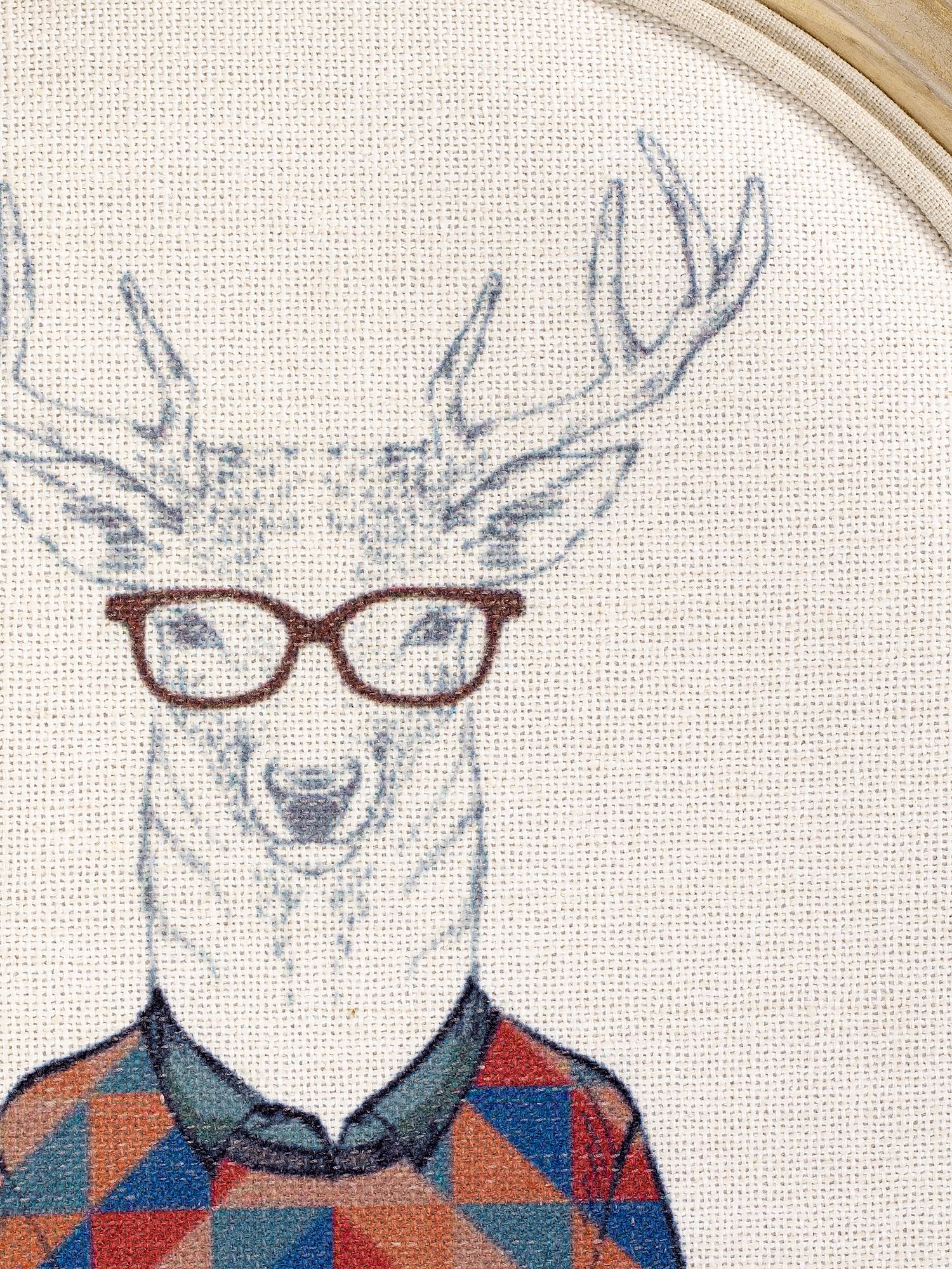 Стул Олень в свитере Glasar 51-048