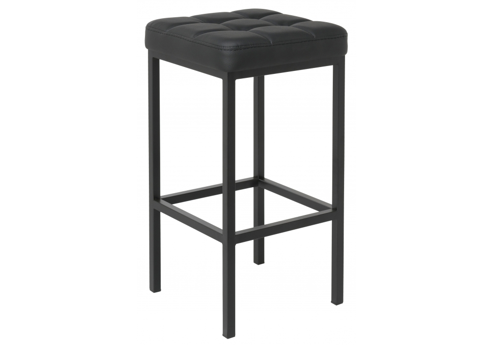 Барный стул Woodville Лофт кожзам d6 / черный матовый 432931