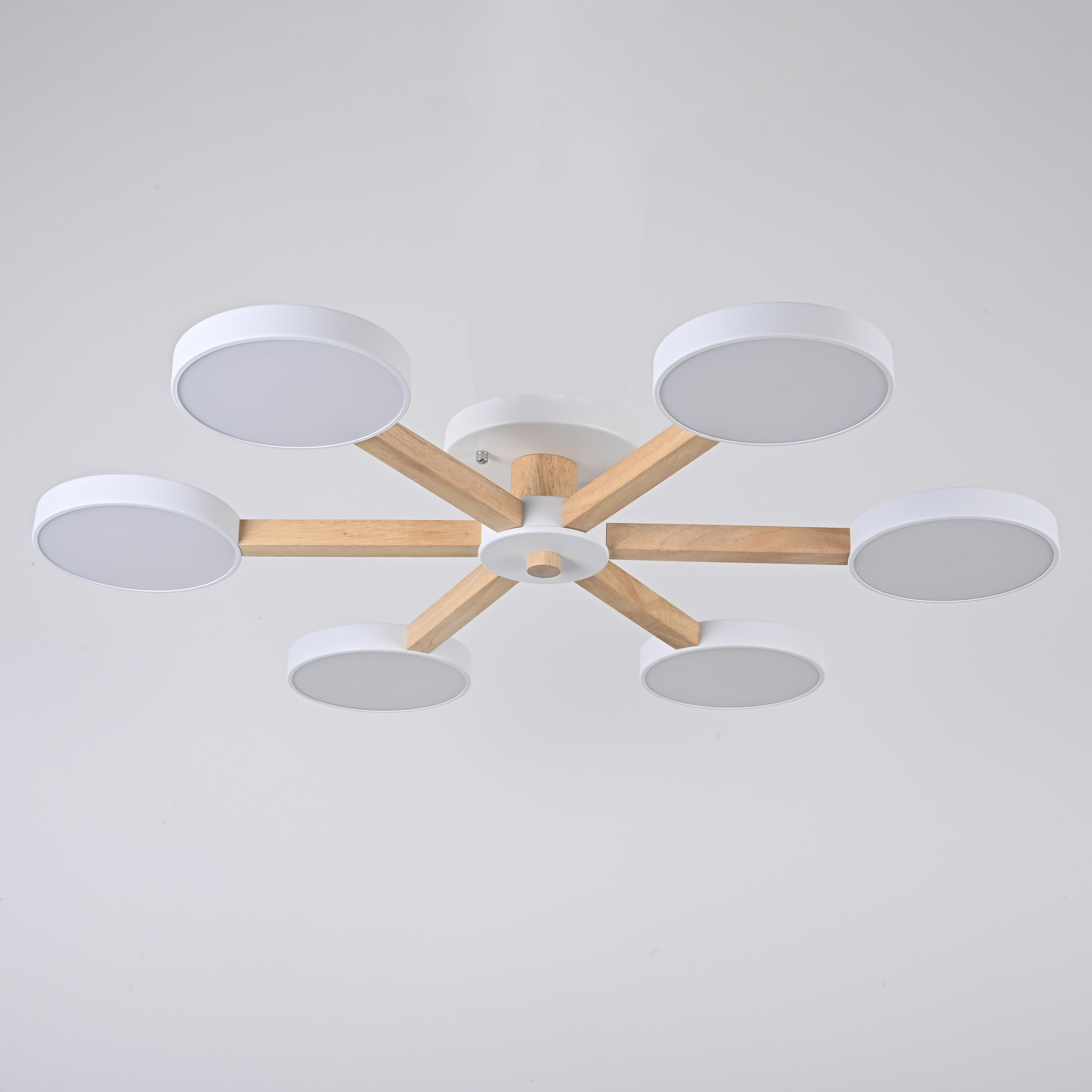 Потолочная люстра TURNA 6 White by ImperiumLoft