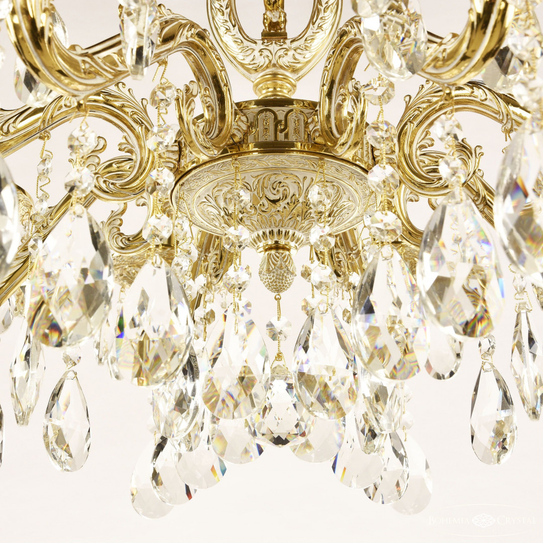 Люстра бронзовая с хрусталём 71402/8/175 A GW FH1S