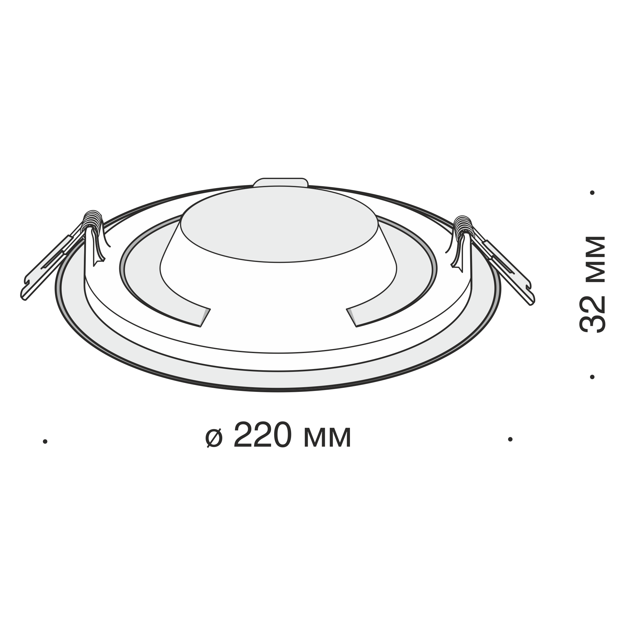 Встраиваемый светильник Maytoni DL017-6-L18W