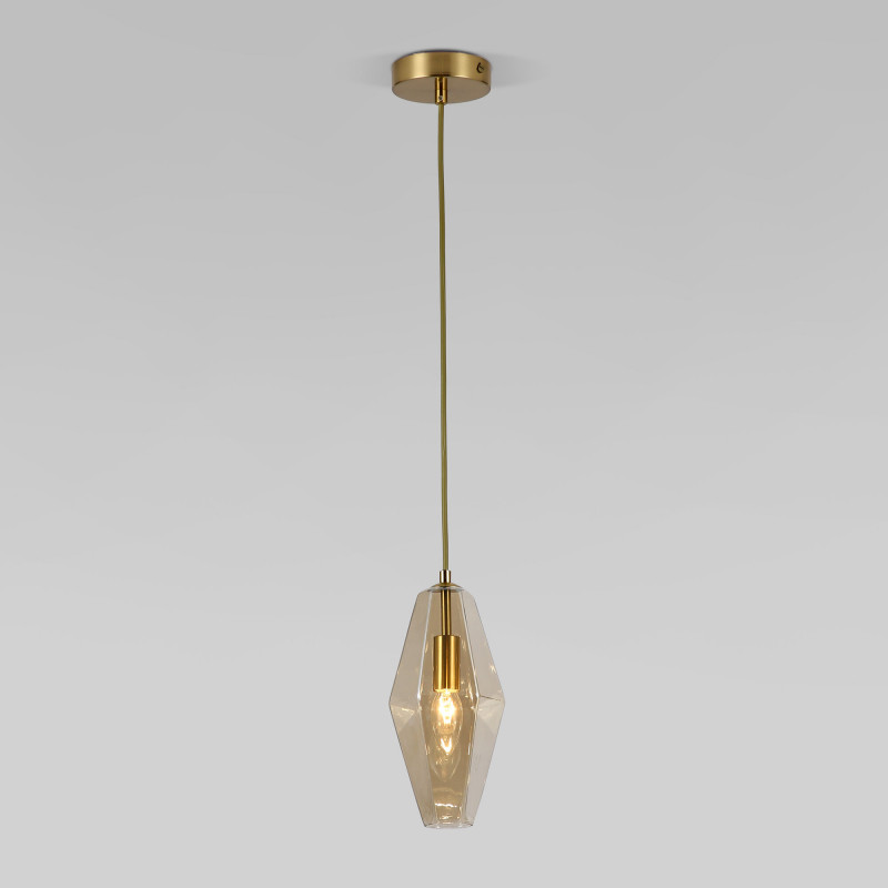 Подвесной светильник Eurosvet 50236/1 янтарный