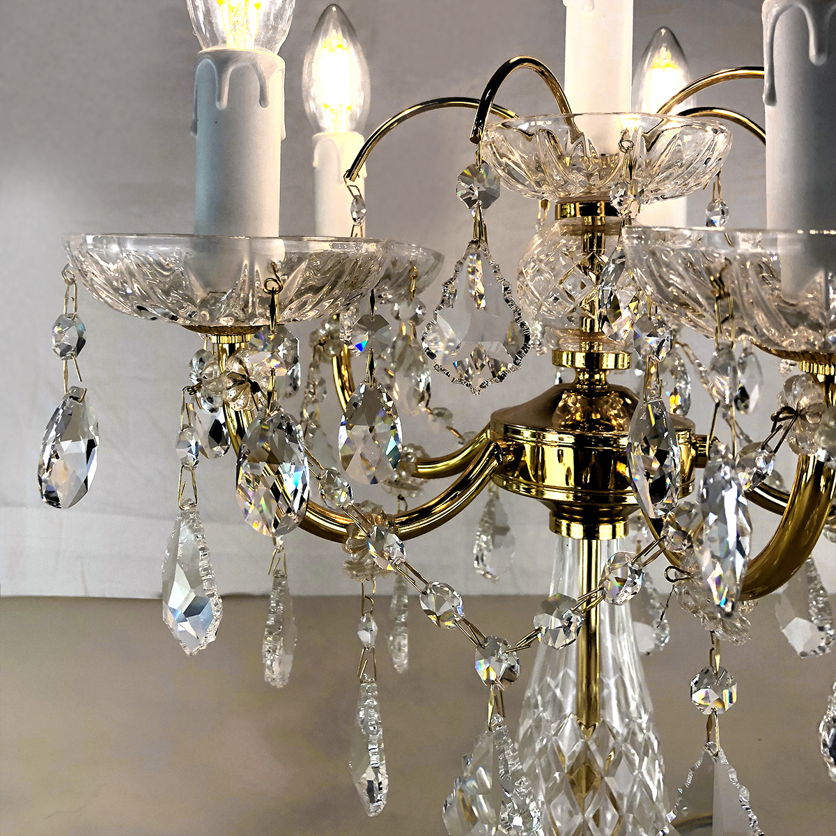 Настольная лампа Beby Group 580/5+1L gold SW