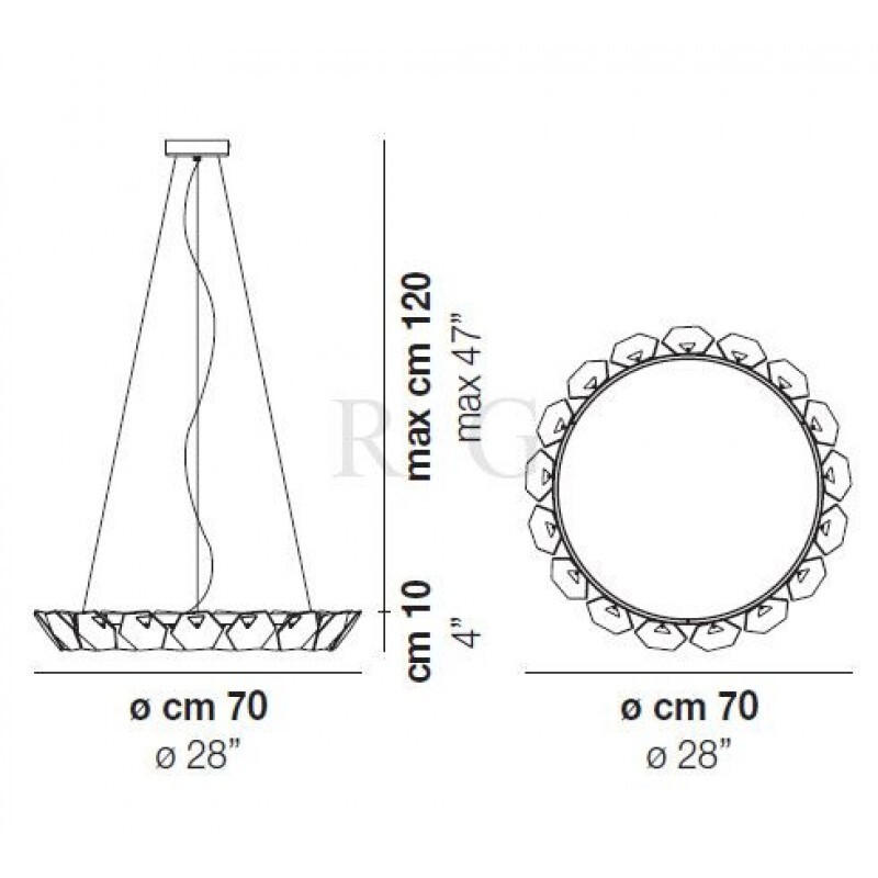 Люстра Vistosi ARAL SP 70 V1