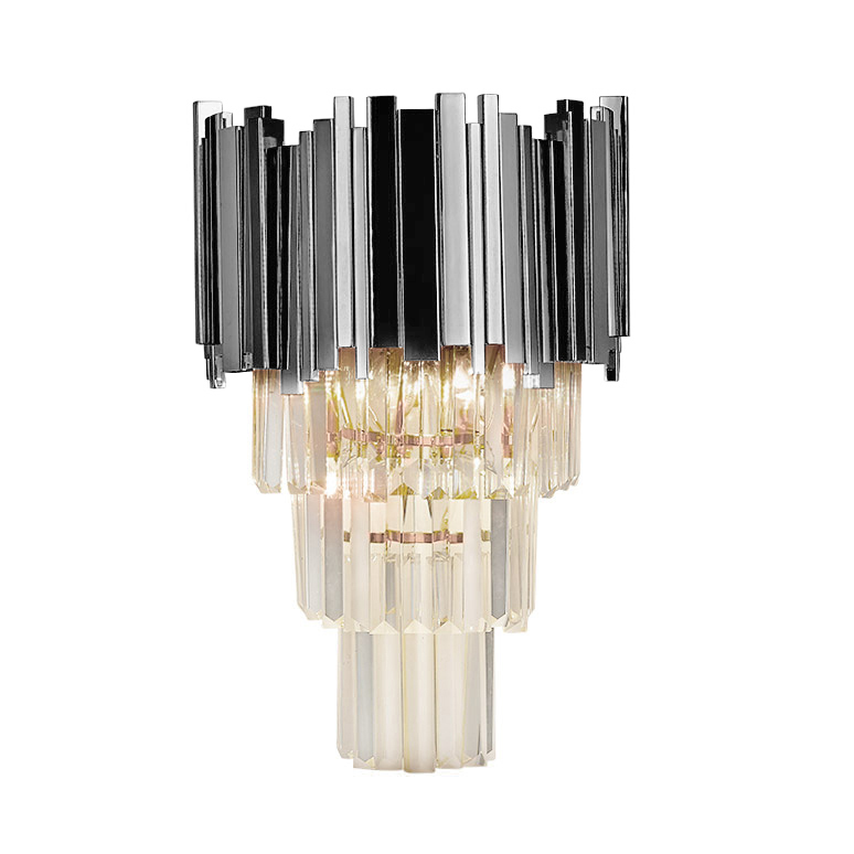 Настенный светильник Delight Collection Barclay A2 chrome