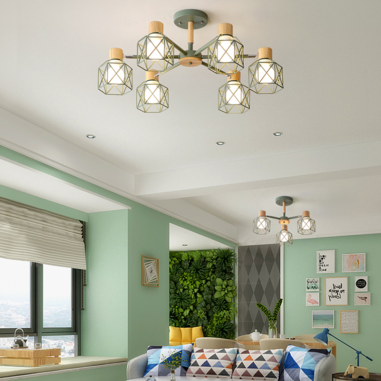 Потолочная люстра CORF B3 Black 3 lamps by ImperiumLoft