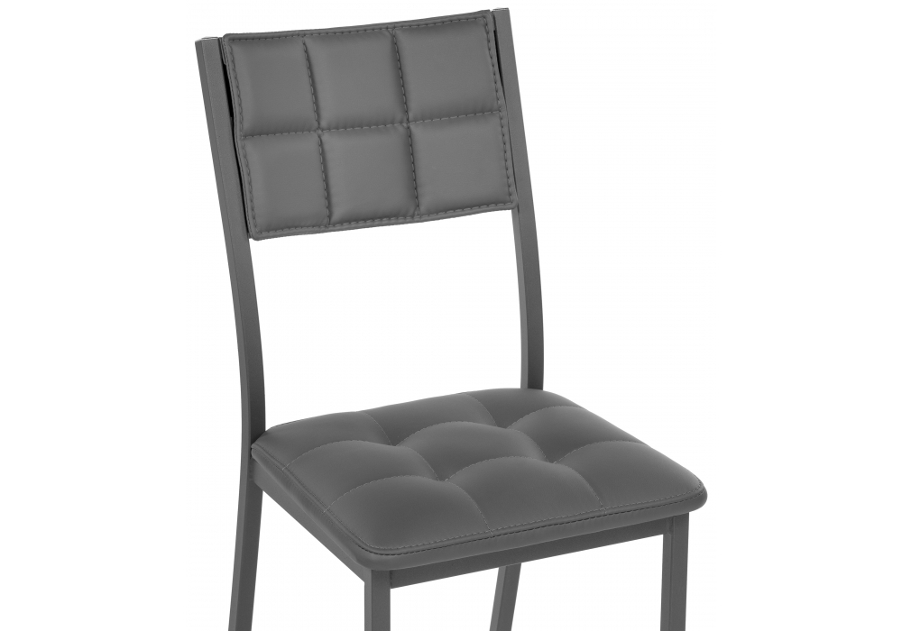 Стул Woodville Бекал темно-серый / графит 469979